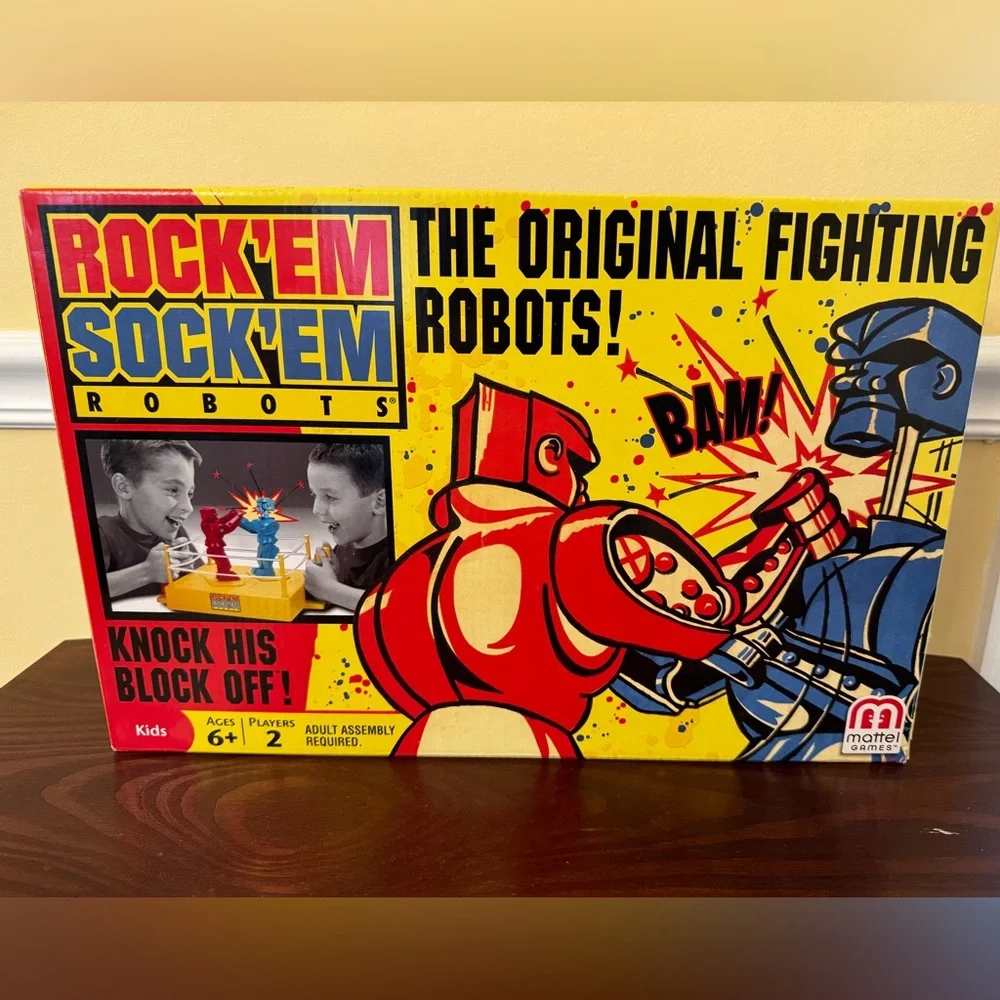 Rock'Em Sock'Em Robots (2012 Mattel version) - Excellent used condition!